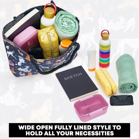 Nightmare Before Christmas Tote Bag Polyester Canvas Jack Sally Zero Gift - Picture 3 of 9